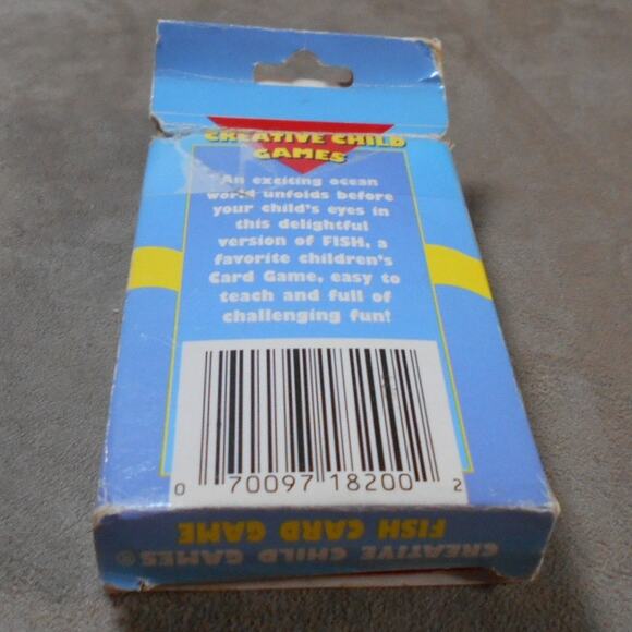 Vintage 1986 Fish Card Game Creative Child #18002 Complete Go Fish - Picture 8 of 10